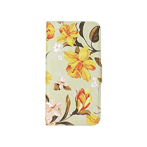 エアージェイ iPhoneXS/X 花柄 手帳型ケース (グリーン)AC-P8-FG GR