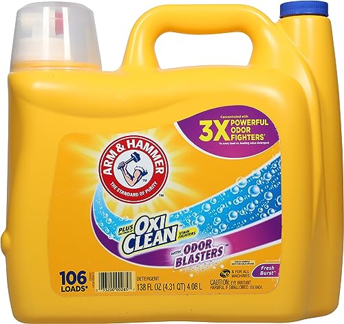 Image of Arm & Hammer, Oxi Clean Fresh Burst Detergent, 138 Ounce