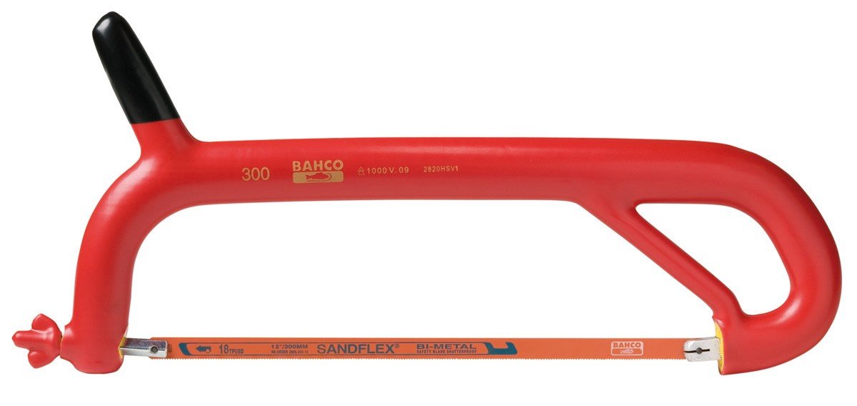 Bahco 2820HSV1 monture de scie isolee 300mm pour travaux sous tension