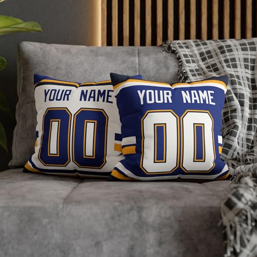 Image of ANTKING Throw Pillow 2 Packs Personalized Custom Any Name Number for Men Women Boy Gifts