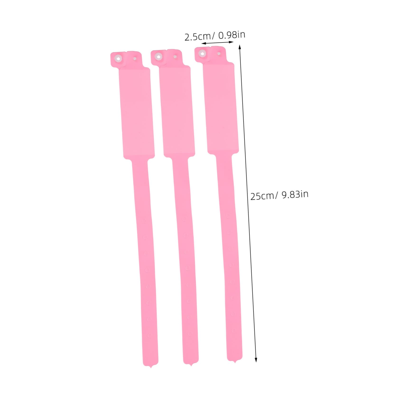 Holibanna 100pcs Writable Disposable Wristbands Tear Resistant Medical Id Bands for Patient Identification Hospitals Comfortable Material