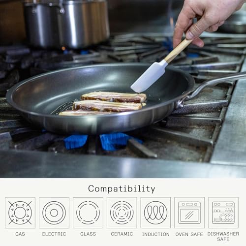 Image of Made In Cookware - ProCoat 10 inch Non Stick Frying Pan (Graphite) - 5 Ply Stainless Clad Nonstick - Professional Cookware - Induction Compatible