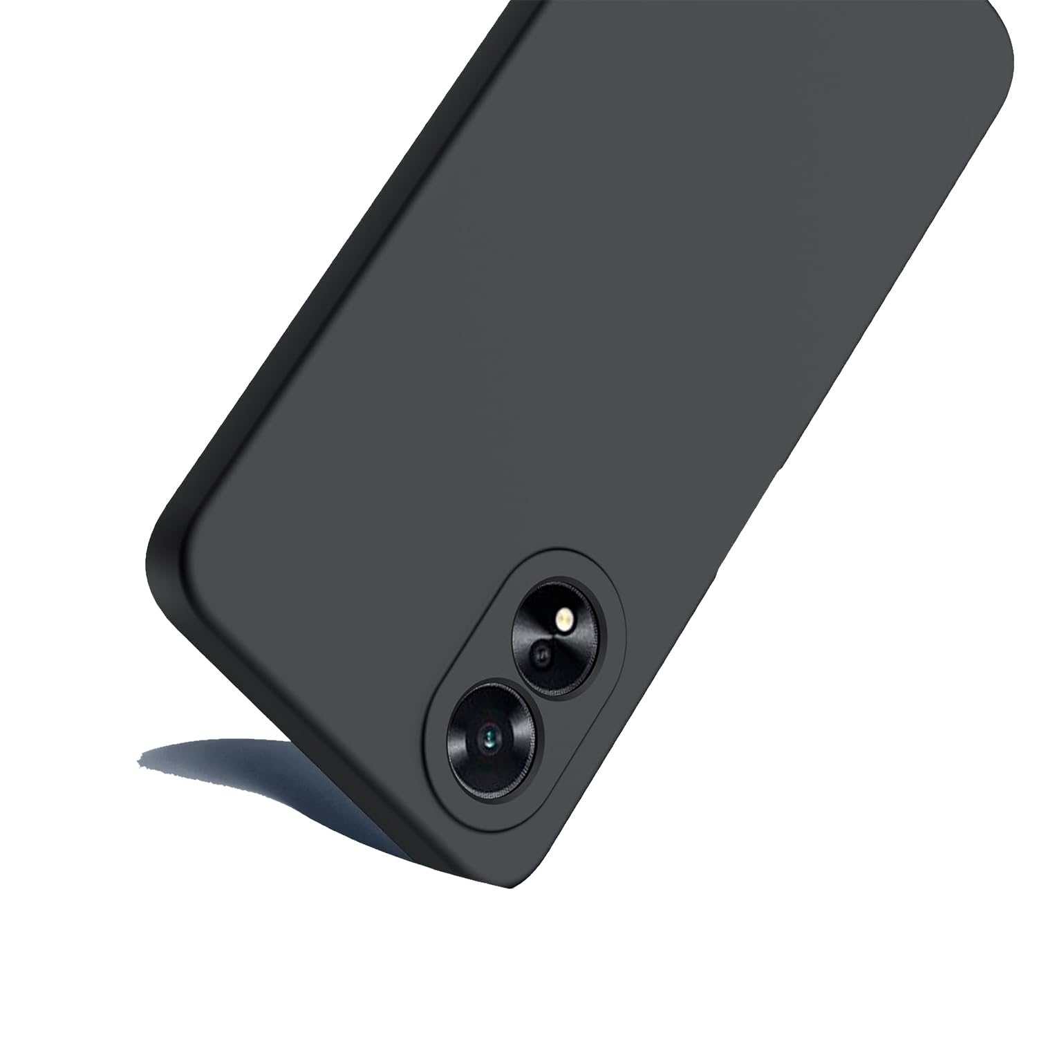 UPLAI Cover per OPPO A38 4G / OPPO A18 4G, Ultra Sottile Morbido TPU Silicone Antiurto Custodia Insieme a Colore Sfumato Vetro Temperato, Moda