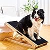 Woohoo Dog Ramp – with Innovative Non-Slip Rubber Mat – for Couch and Bed – 41″ Long and Adjustable from 14″ to 24″ – Great for Pets of All Ages