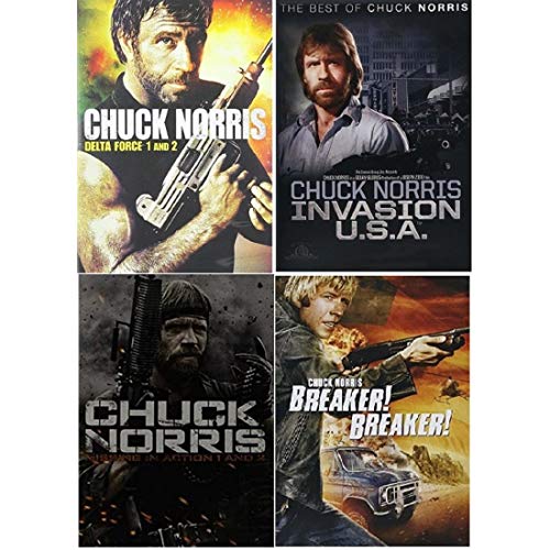 6 Chuck Norris Movie DVD Collection: Breaker! Breaker! / Delta Force 1 / Delta Force 2 / Invasion U.S.A. / Missing in Action 1 / Missing in Action 2 DVD