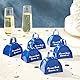 Blue Panda Kuhglocke Cowbell (Set, 12 Stück) - Laute Glocken mit Griffen - Zum Anfeuern bei Sportveranstaltungen wie Fußball, Marathon, Radrennen - Blau, 7,6 x 7,1 x 6,3 cm