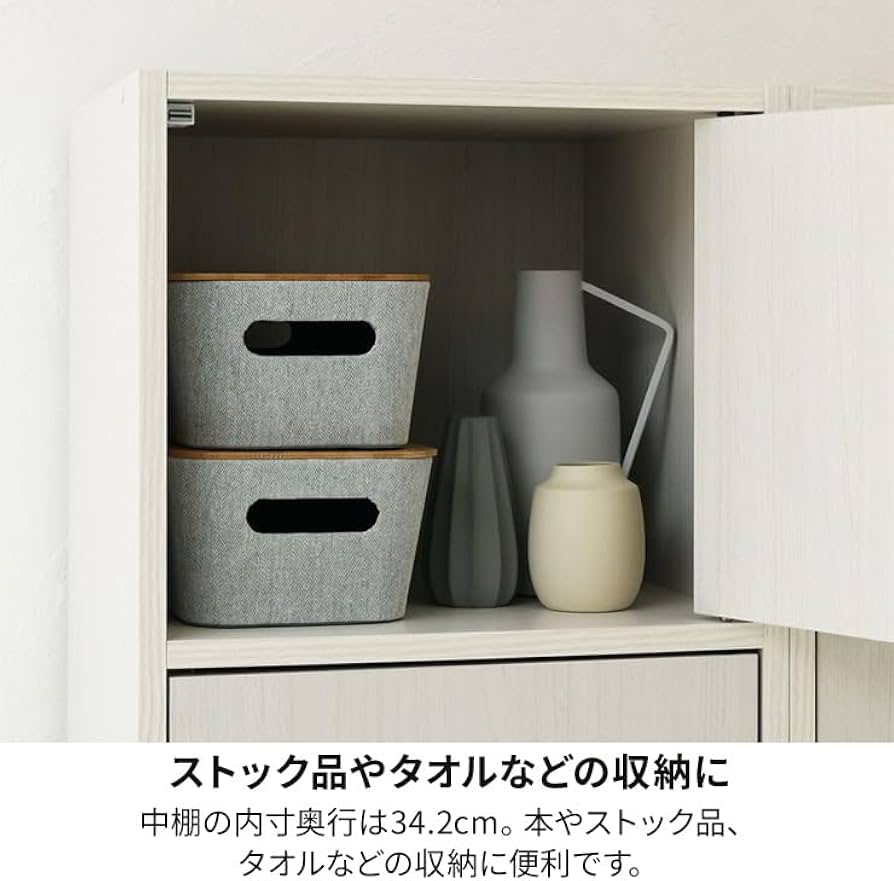 白井産業 収納棚 ラック ストッカー ホワイト FUL-1845 5D WH Amazon｜白井産業 収納棚 ラック ストッカー 5段の扉付き収納 同