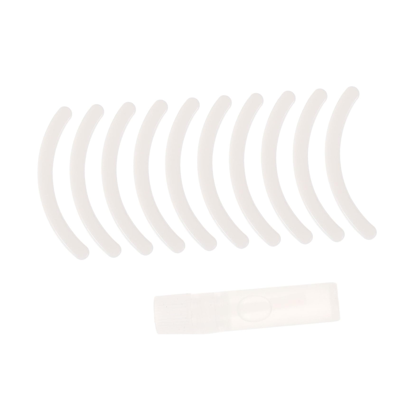 HAPINARY Lash Extension Grafting Holder Clip 11pcs Lash Display Holder Set White for Birthday Present for Women