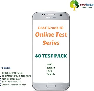 CBSE Grade 10 Question Bank [40 Test Pack] - Maths, Science, Social, English - Guide - Sample Papers Price In India