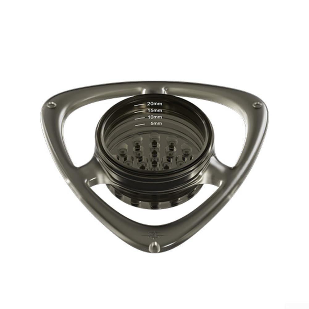 Régulateur de débit de café pour goutte à goutte - Séparateur de débit réglable pour améliorer la consistance de l'infusion, accessoire de brassage manuel de qualité barista (noir)