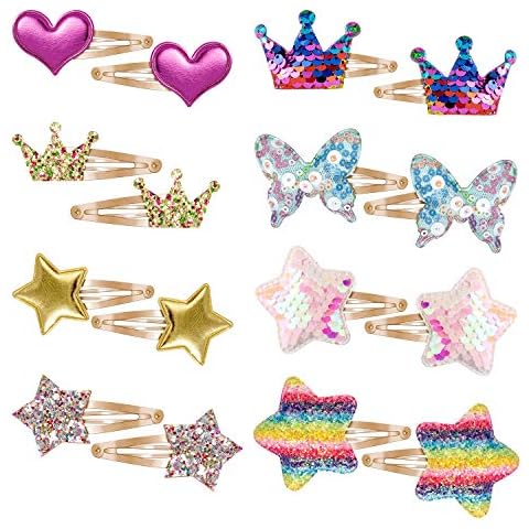 Pinzas de pelo Jolintek para Niña Bebé, 16 Piezas Cover