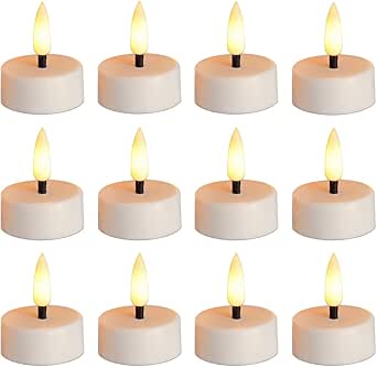 Candele LED Con Fiamma Tremolante - 2 Pezzi Ricaricabili Con Telecomando E Timer - Foto 2