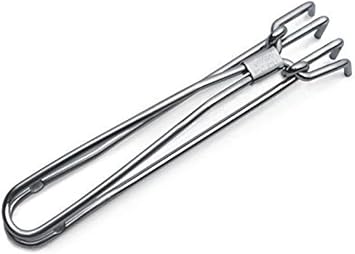 Stainless Steel Pakkad Wire Tong - Kitchen Tongs for Food Serving