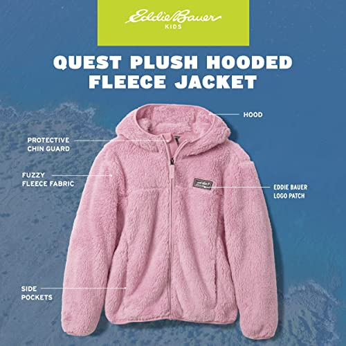 Image of Eddie Bauer Kids' Zip Up - Kids' Full Zip Ultra Soft Sherpa Fleece Hoodie Sweatshirt for Boys and Girls (5-20)
