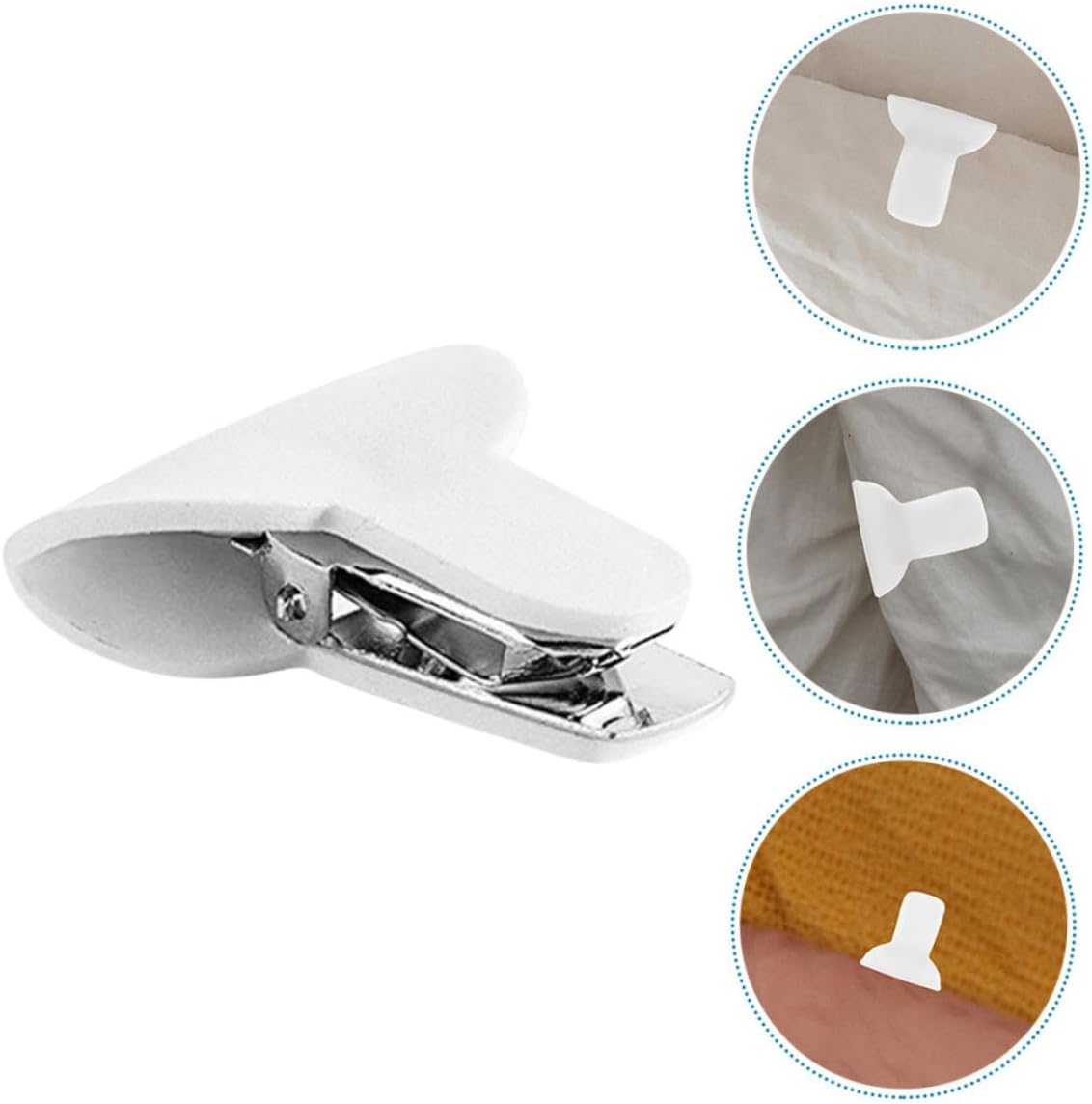 Levemolo 24pcs Non- Comforter Clips Blanket Fasteners Lightweight and Quilt Holders for Bedding Easy to Use for Securing Duvets and Throws