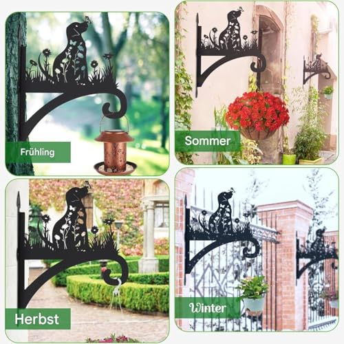 Carillon éolien lanterne et support mural pour jardin d'intérieur