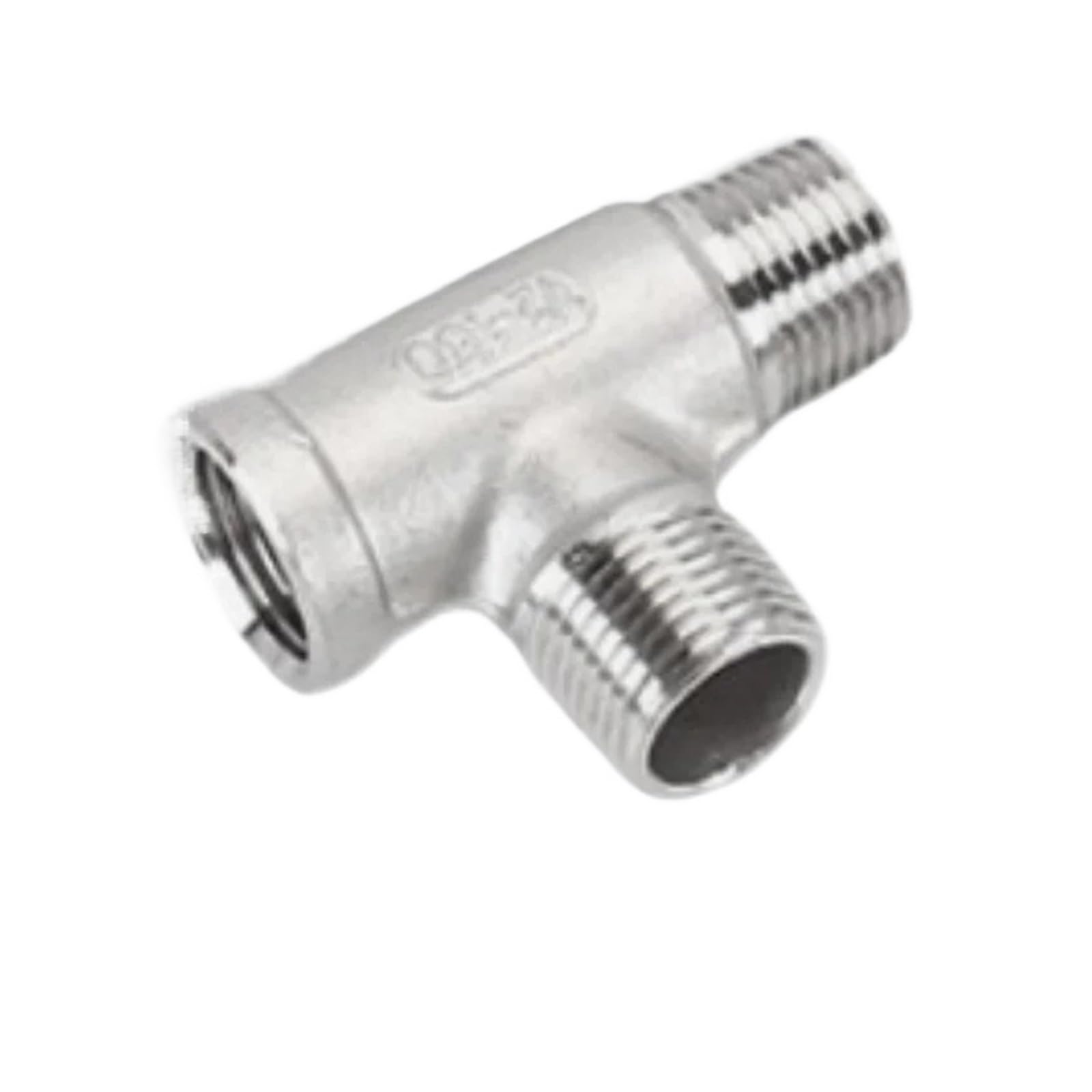 Trójnik trójnikowy, trójnik z gwintem zewnętrznym i żeńskim, 1/4", 1/2", 3/8", 3/4", 1 gwint, adapter ze stali nierdzewnej Unite(Fmm,DN20 (3I4))