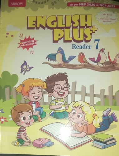 Image of Arrow English Plus Reader Book 7,NEP 2020 & NCF 2023, Case Based & Competency Based Questions