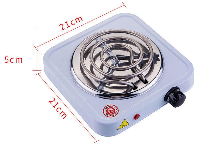 Image of Electric Charcoal Burner Hot Plate 1000W | Instant Coal Heater Sigdi | Fast Heating Stove for Charcoal, Coffee & Tea | Multipurpose Electric Hot Plate for Home & Kitchen - Mixed Color