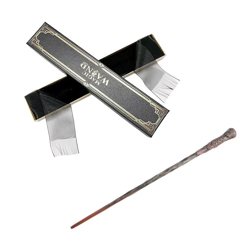 Image of Ron Magic Wand with Box Premium Polyresin Metal Core Collectible with Card and Ticket Cum Cosplay Accessory
