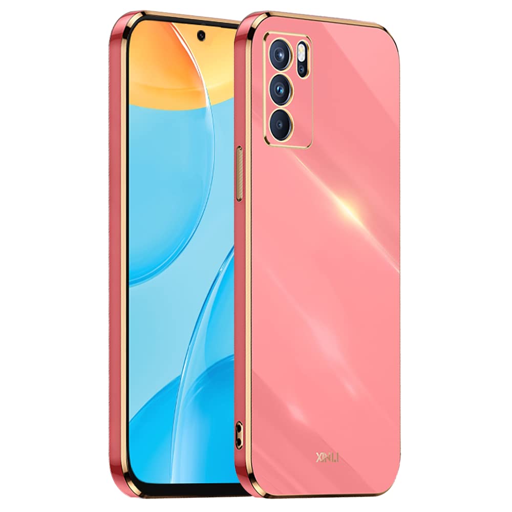 Custodia In Pelle Rossa HONLEN Per OPPO A16 / A16s / A54s – Cover Business Con Protezione Anticaduta