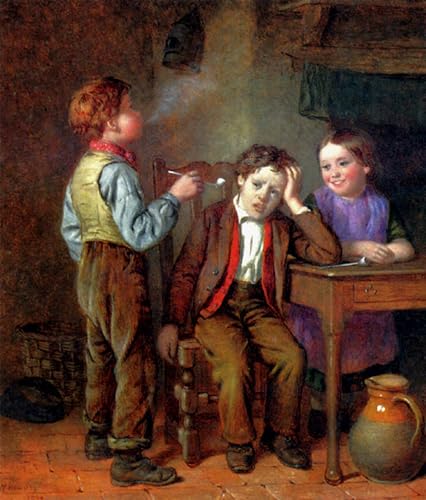 Art posté de célèbres tableaux et impression murale la première pipe Hemsley 60x90cm