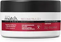 O BOTICARIO MATCH SCIENCE MASCARA CAPILAR RECONSTRUÇÃO 250g