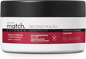 O BOTICARIO MATCH SCIENCE MASCARA CAPILAR RECONSTRUÇÃO 250g