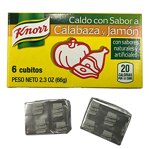 Knorr Caldo con Sabor a Calabaza y Jamon 2 Pack