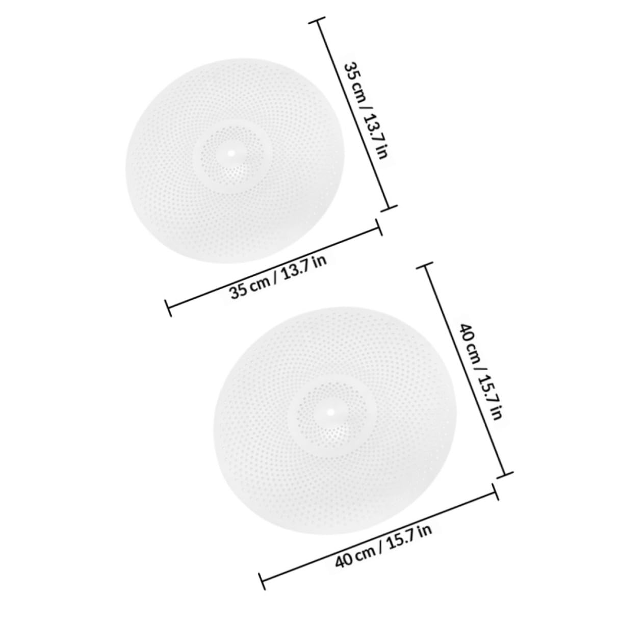 Set 2 Piatti per Batteria Silenziosi in Lega da 14 e 16 Pollici Piatti Professionali per Batteria Jazz Riduzione Rumore Accessori per Uso Domestico e Prove