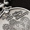 The Commemorative Coin Company Our 25th Silver Wedding Anniversary Medal for Long/Distinguished Service and Bravery in Field. Gift/Present Husband/Wife/Partner/Couple Antique Silver, 10.5cm #2