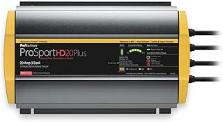 PRO MARINER ProMariner 44029 ProSportHD 20 Plus Battery Charger - 20 Amps / 3 Bank, Black, Standard