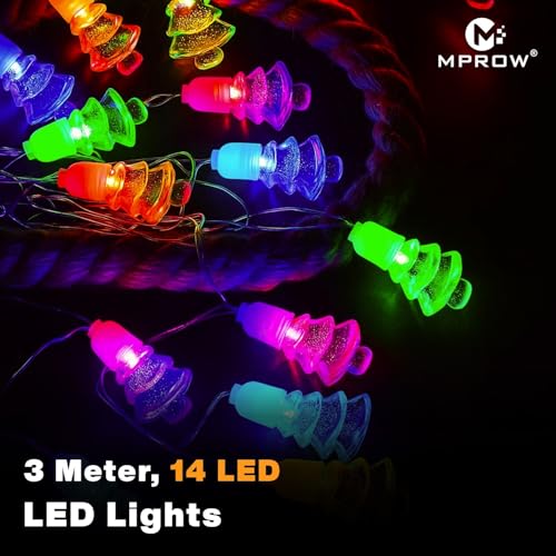 Image of MPROW Christmas Tree String Lights - Multi-Color LED Fairy Lights for Home Decoration, Indoor Festival Decor, Party, and Celebration - 20 LEDs, Energy Efficient (Smart Lighting Brilliant Living)
