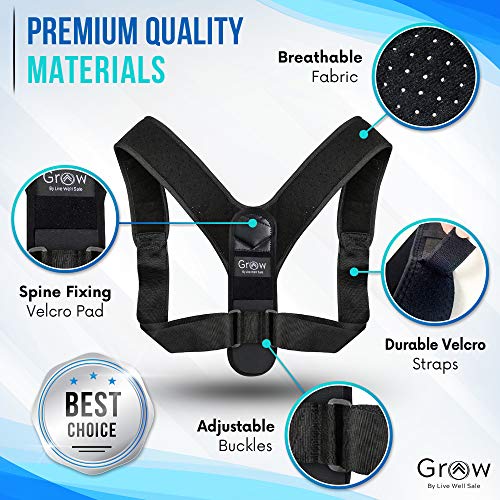 Posture-Corrector-For-Men-And-Women-Adjustable-Upper-Back-Brace-For-Clavicle-Support-and-Providing-Pain-Relief-From-Neck-Back-and-Shoulder-Lightweight-By-Grow-Vitamin