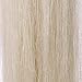 Y.J TAILS Horse Tail Extensions with Natural Loop Top, Australian Style, Tapered Bottom, 28-30 inches Long and Single Thickness 3/8 lb Weight (Pure White)