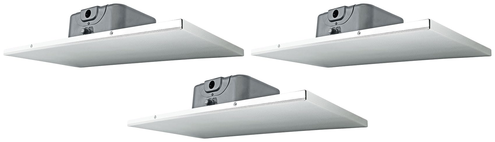 Rockville Bundle - 3 Items DCS6T 70V Commercial 2' X 1' Drop Ceiling Tile Speakers for Office