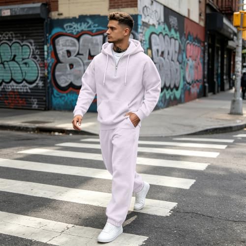 Sweatsuits for Men 2 Piece Sets Oversized Ligh Weight Work Out Jogging Sets - image 5