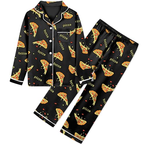 Umeyda Boys Pajamas Sets Long Sleeve Sleepwear 2 Piece Pjs Set