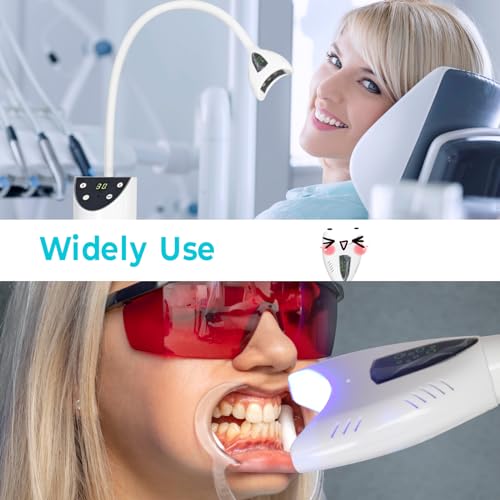 Image of Mobile Cold Light Bleaching System, Whitening Lamp with 4 High-Power LED Lights, Sensitive Infrared Remote Control, Full-Mouth Whitening, Secret to a Confident Smile