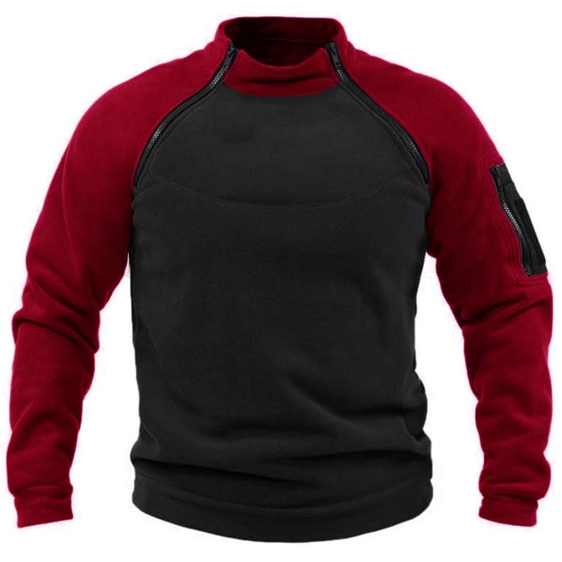 Pull d'entraînement militaire tactique homme et sweat-shirt chaud en polaire