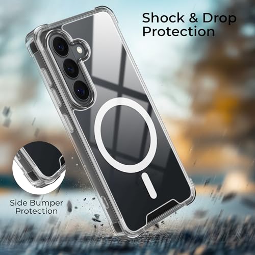 Image of A rtistque Clear Back Cover Case for Samsung Galaxy S26 5G | Compatible with Mag-Safe | Premium Cover | Shockproof TPU Bumper | Slim Protective Design | Samsung Galaxy S26 5G Back Cover - Transparent