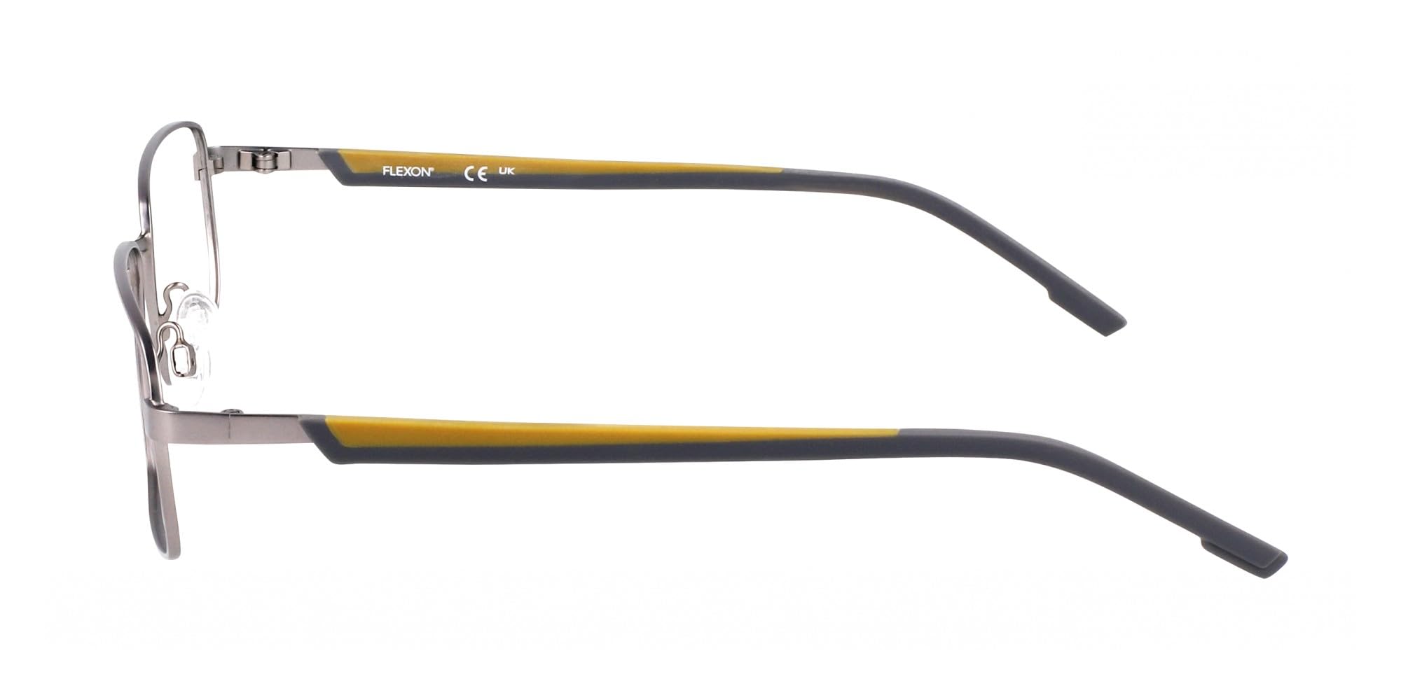 GAFAS FLEXON FLH6077 - C: SATIN GUN/KHAKI Eye Size: 54 Bridge: 17 Cura della persona e salute