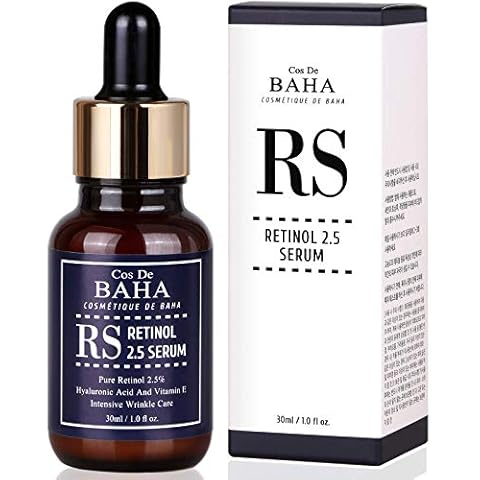 Cos De BAHA Retinol 2.5% Serum 30ml with Vitamin E - Helps Reduce Appearance of Wrinkles, Fine Lines Cover