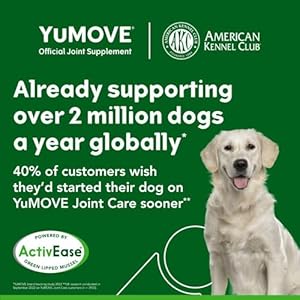 Dog Joint Supplement Hip and Joint Supplement for Dogs with Glucosamine Hyaluronic Acid and Green Lipped Mussel and Omegas Relief for Dog Hip and Joint Aches and Stiffness by Yumove  150 Bites  Cucciolini Doodles Dog joint supplement hip and joint supplement for dogs with glucosamine hyaluronic acid and green lipped mussel and omegas relief for dog hip and joint aches and stiffness by yumove  150 bites   cucciolini doodles