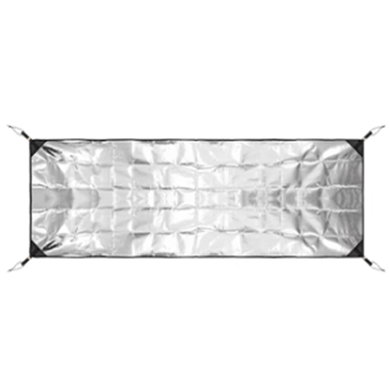 Esterilla de picnic impermeable aluminio portátil: Manta plegable para tienda de campaña