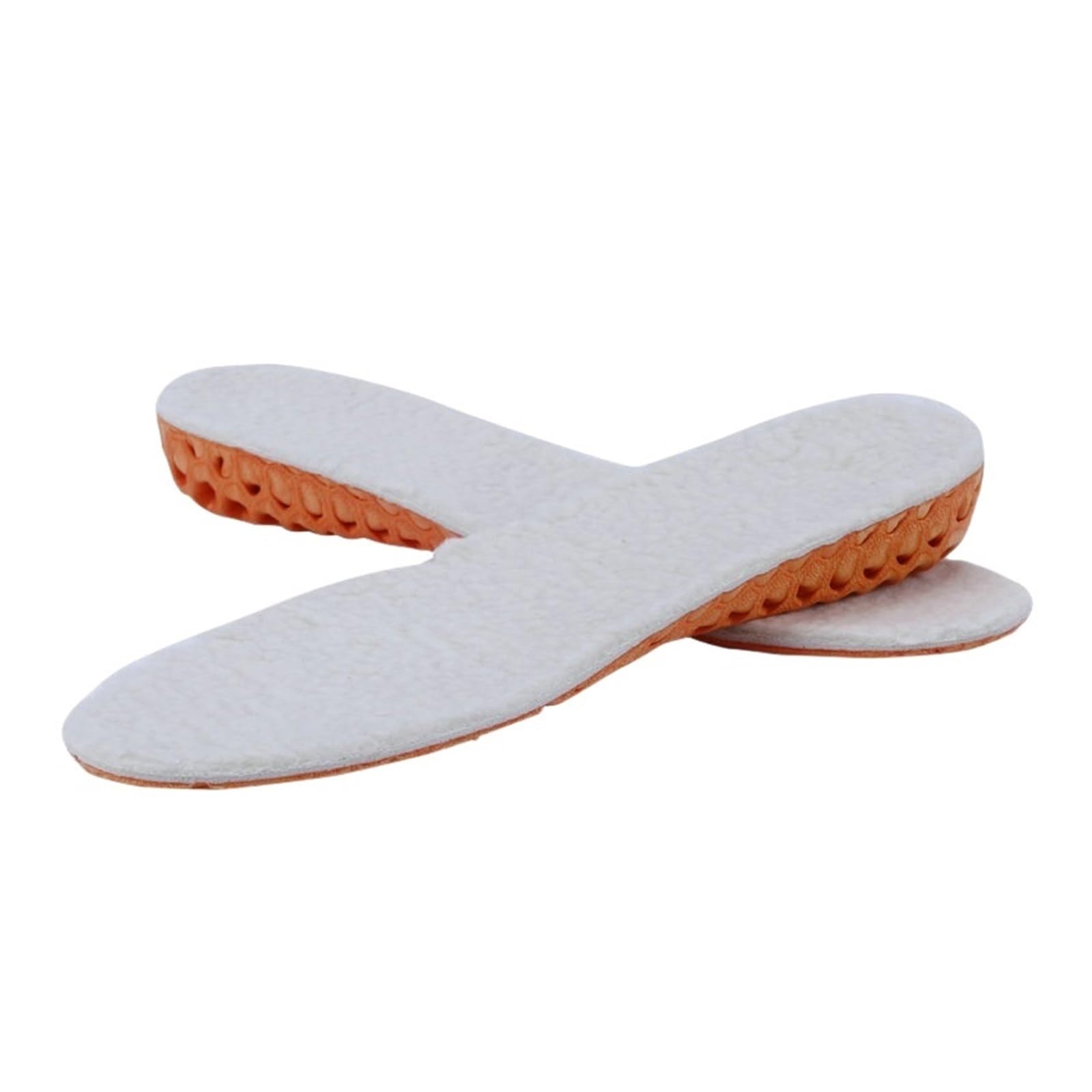 Semelle intérieure améliorée en Laine d'agneau, Semelle intérieure Invisible améliorée en nid d'abeille, Semelle intérieure améliorée for Sports d'hiver, Semelle Thermique(Large)