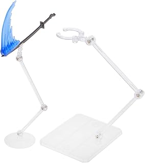 Toddmomy 1 Juego Soporte de Figura Soporte de muñeco de Juguete Soporte de muñeco de acción Soporte de exhibición de muñeco Soportes de Vuelo para Figuras de acción el plastico Blue