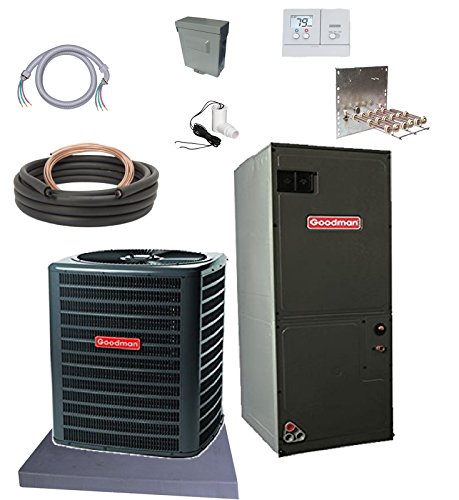 Goodman 3 Ton 14 SEER Heat Pump Split GSZ140361 & ARUF37C14 R410a Install