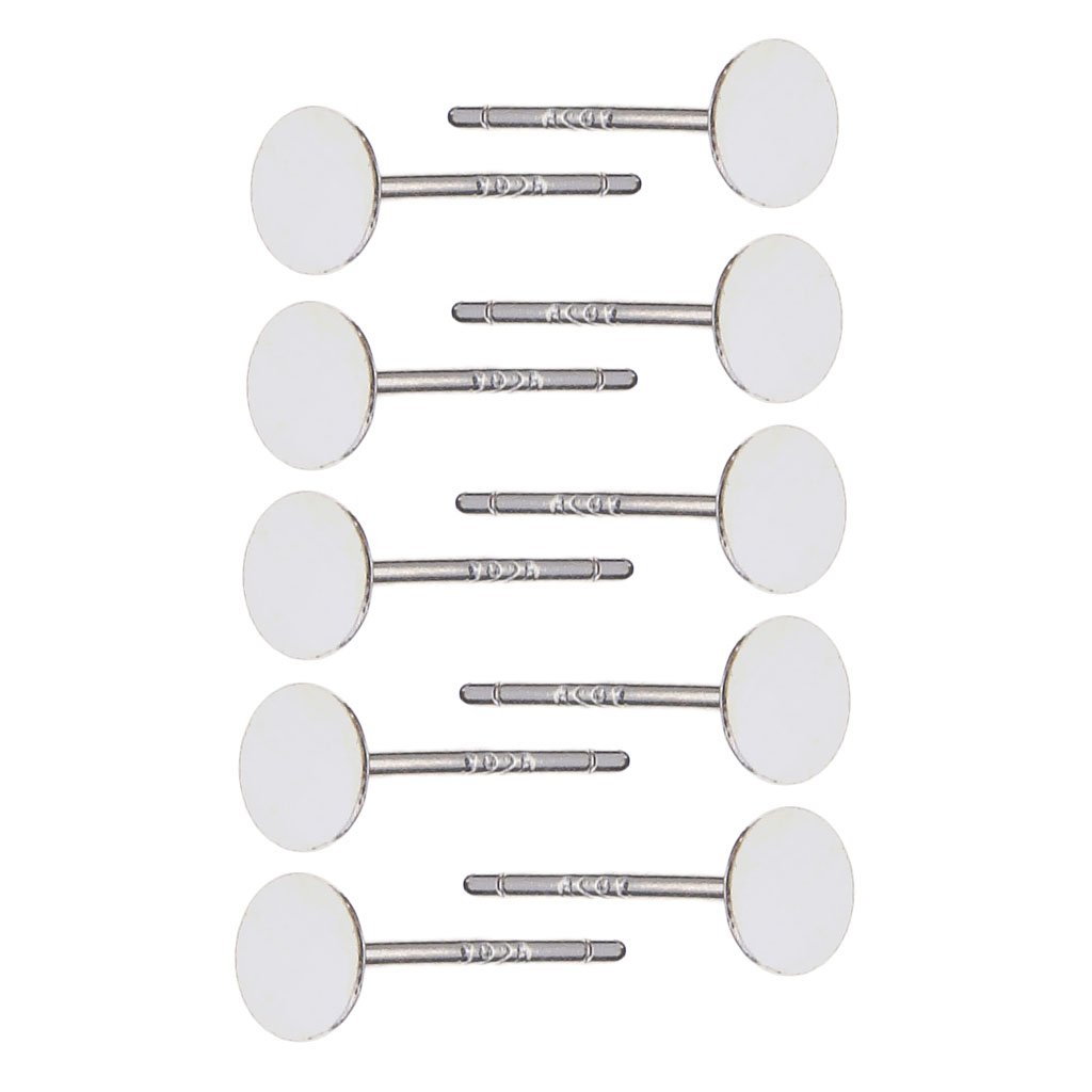 joyMerit 5x 925 Sterling Silver Blank Ear Stud Sliver Earrings Posts Flat Pad DIY Craft - 3MM