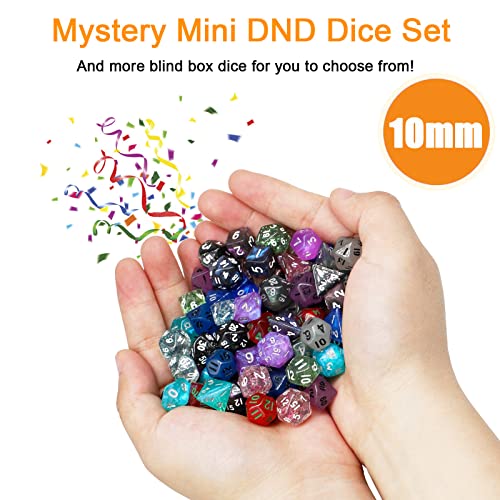 15 Sets Random Assortment Polyhedral Rpg Mini Dice (105Pcs),Surprise Mystery Mini Dice Set,10Mm Mini Dnd Magic The Gathering Dice Set For Mtg,Rpg,D&D Dungeons And Dragons Role Playing Game #TOP6